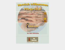 Tablet Screenshot of pflege-vital.com